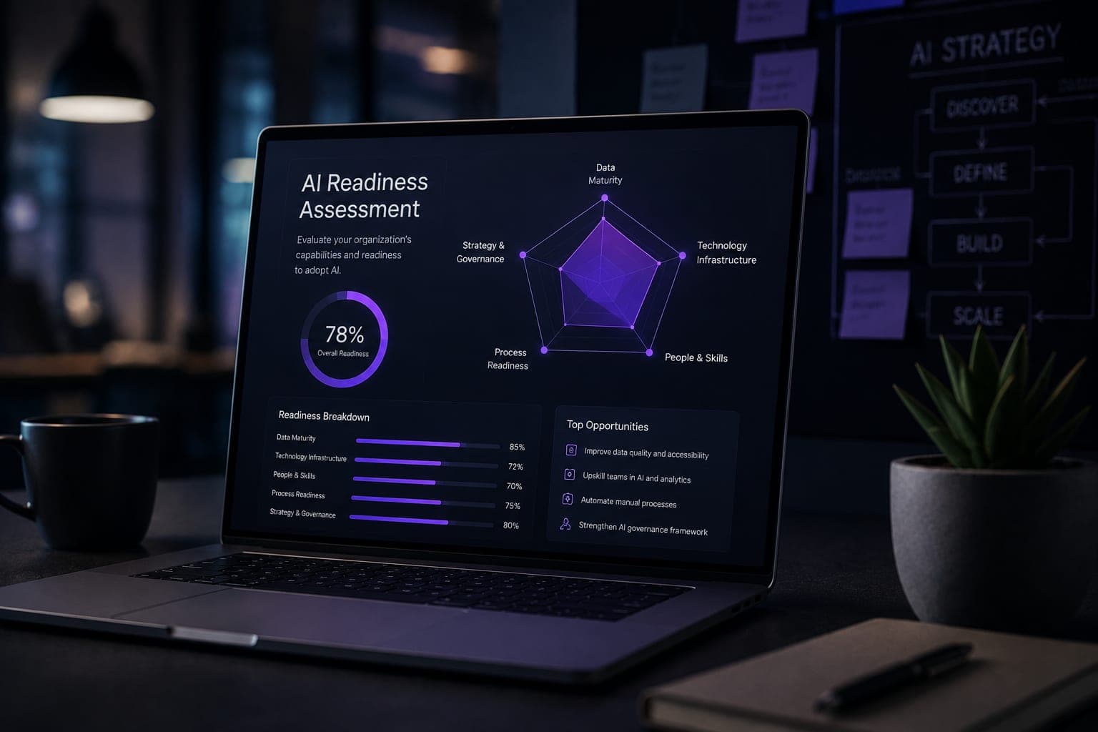 Assessing AI readiness for a business