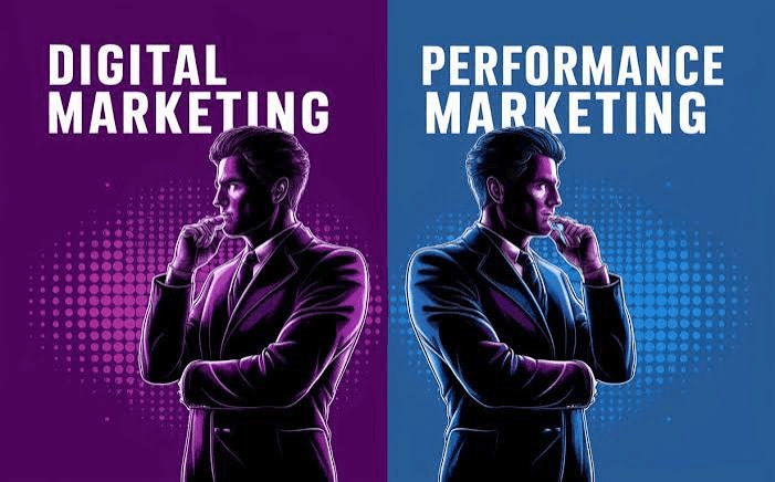 Comparing performance marketing and broader digital marketing